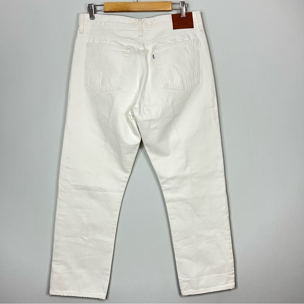 Free People Levi’s wedgie straight White Straight Leg Denim size 31 - Picture 7 of 9
